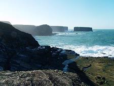 La côte près de Kilkee